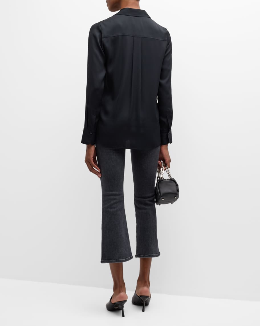 Image 3 of 6: The Jetset Crop Mini Bootcut Jeans