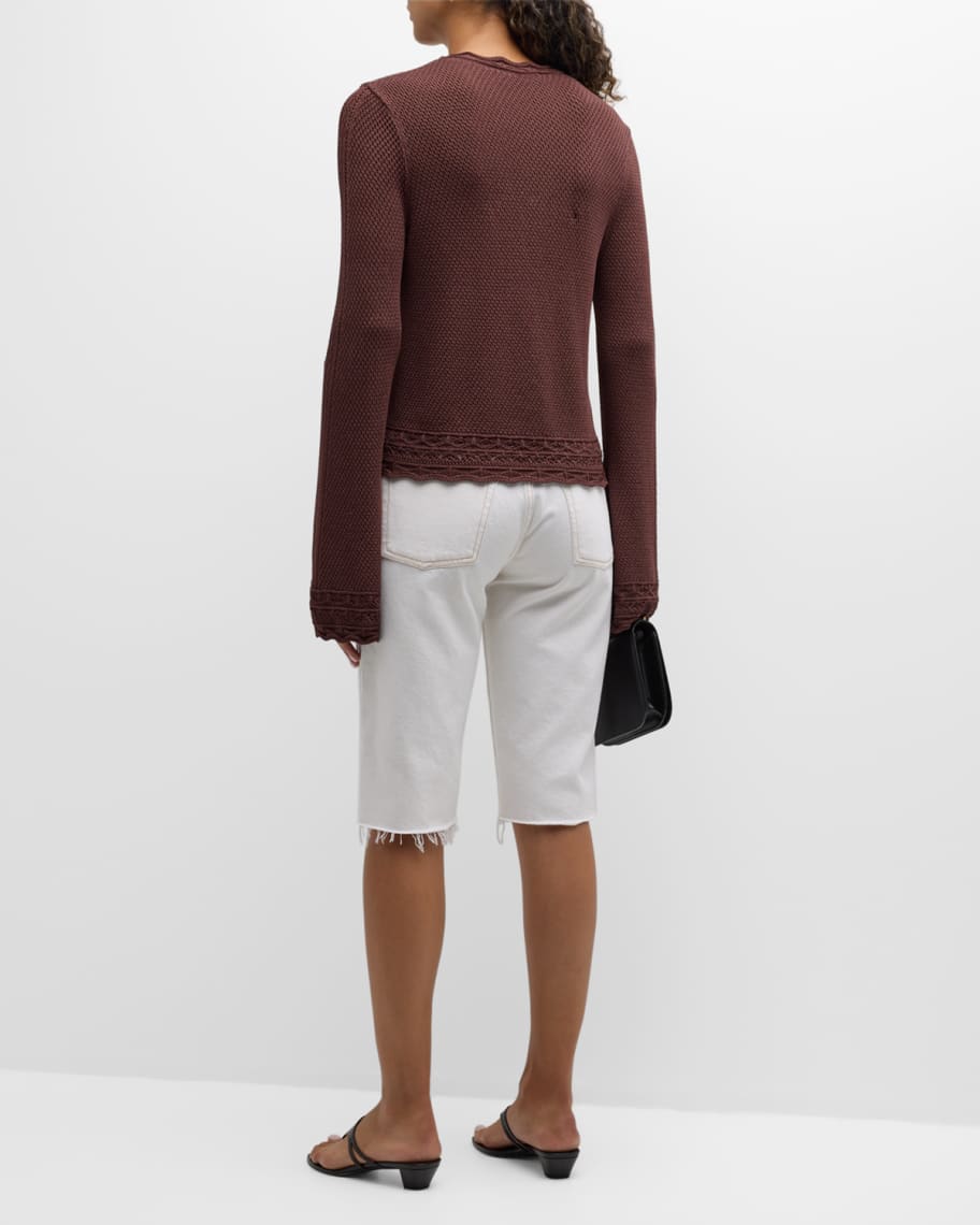 Image 3 of 6: The Cycling Denim Shorts