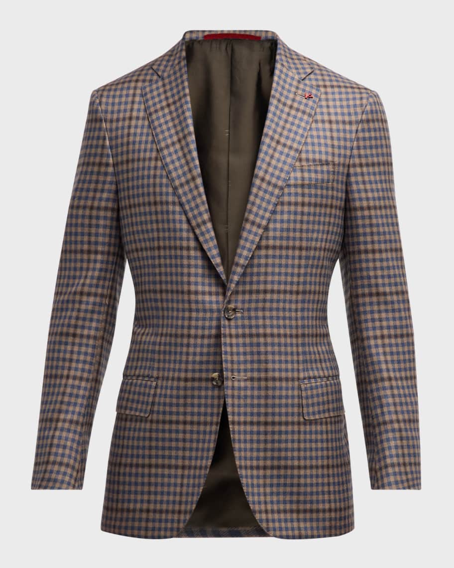 ジャケット・アウター SUNSEA Caramel Check Coat 19A33 nm_4788102_100244_m