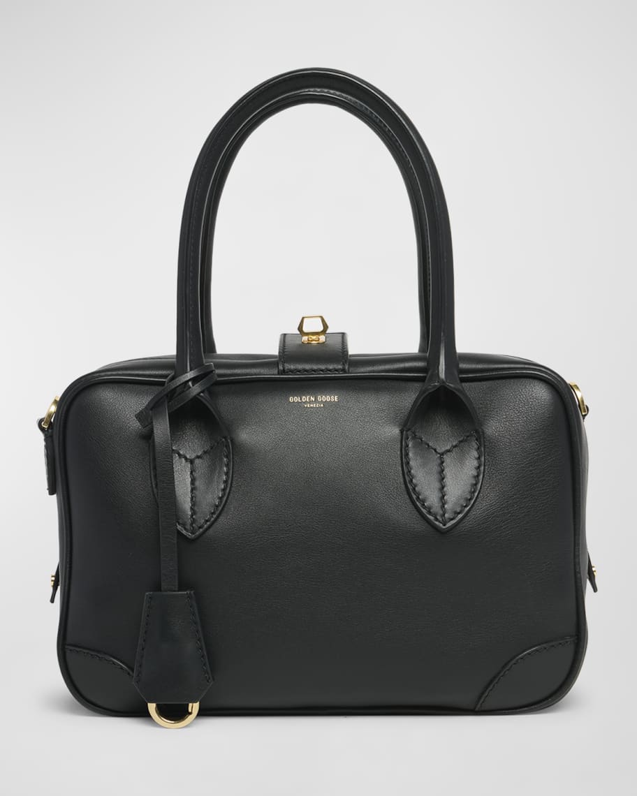 Golden Goose Vita Zip Calf Leather Top-Handle Bag