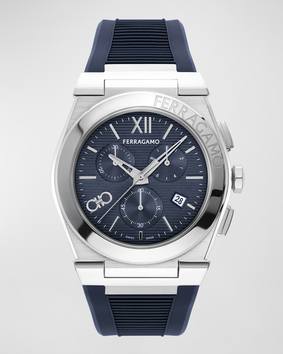 【FERRAGAMO】Vega Bracelet Watch ブルー文字盤 38mm Ferragamo Womens Vega Stainless Steel 38mm Bracelet Fashion