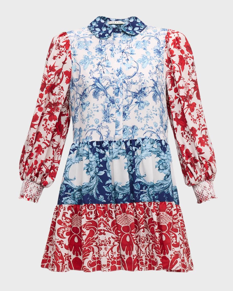 Paulie Mini Dress - Maroon
