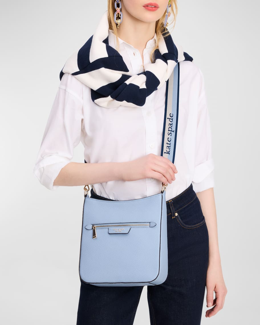 Image 3 of 5: hudson pebbled leather crossbody bag