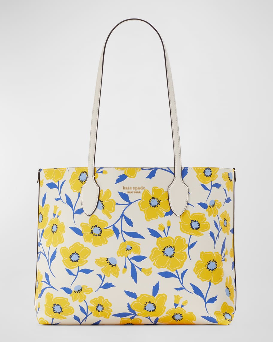 Image 1 of 2: bleecker large sunshine floral printed tote bag