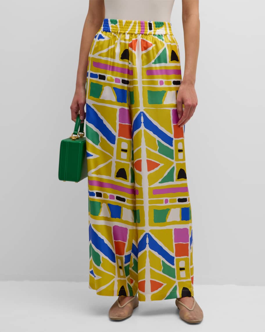 Image 1 of 6: Kilimi Pants Melina Silk