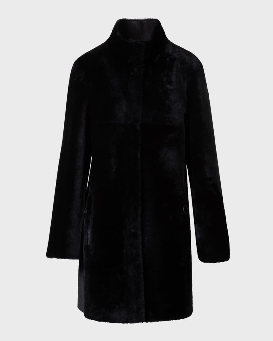 Akris Punto Reversible Lamb Shearling Short Jacket main image 1