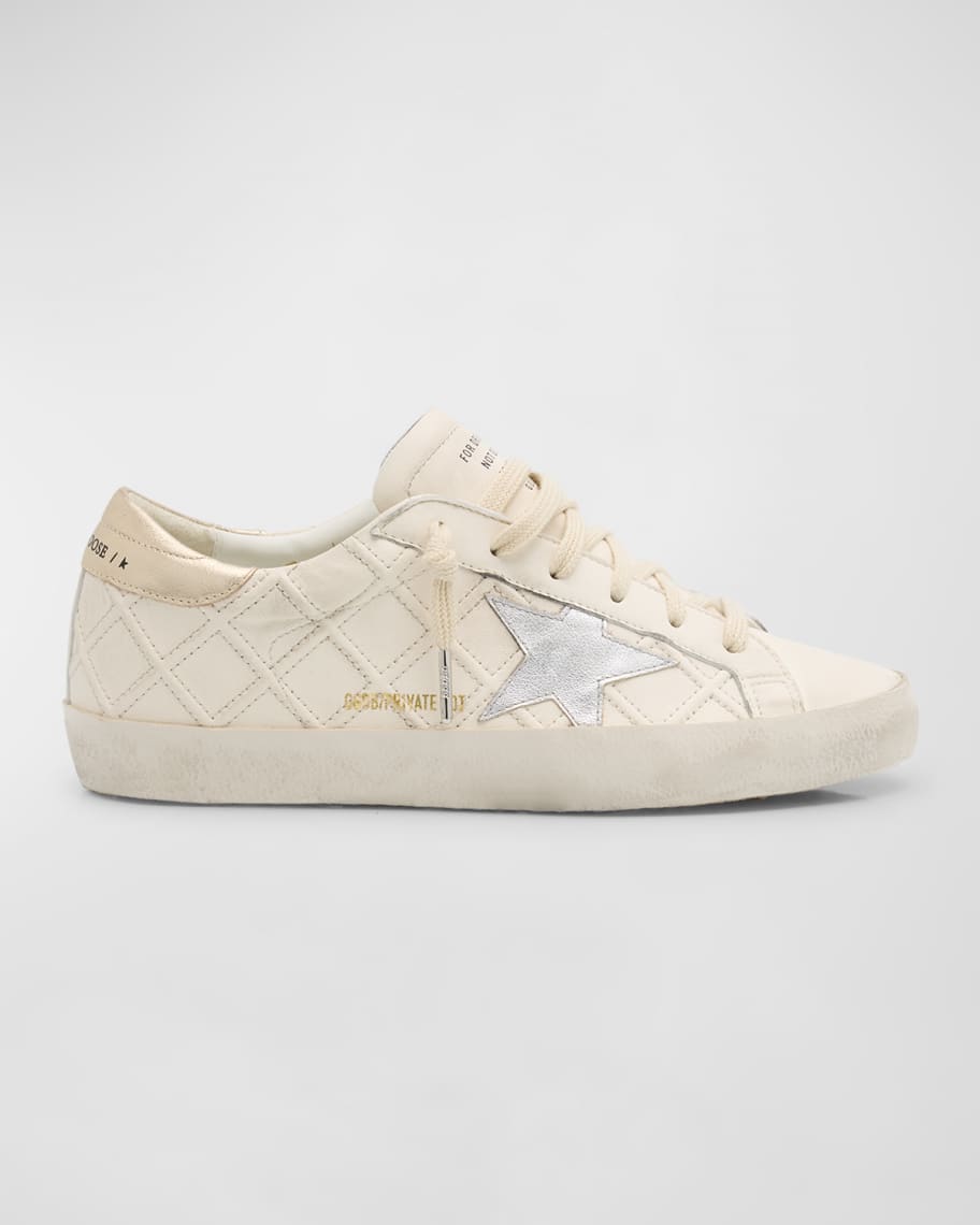 Golden Goose Superstar Quilted Leather Low-Top Sneakers