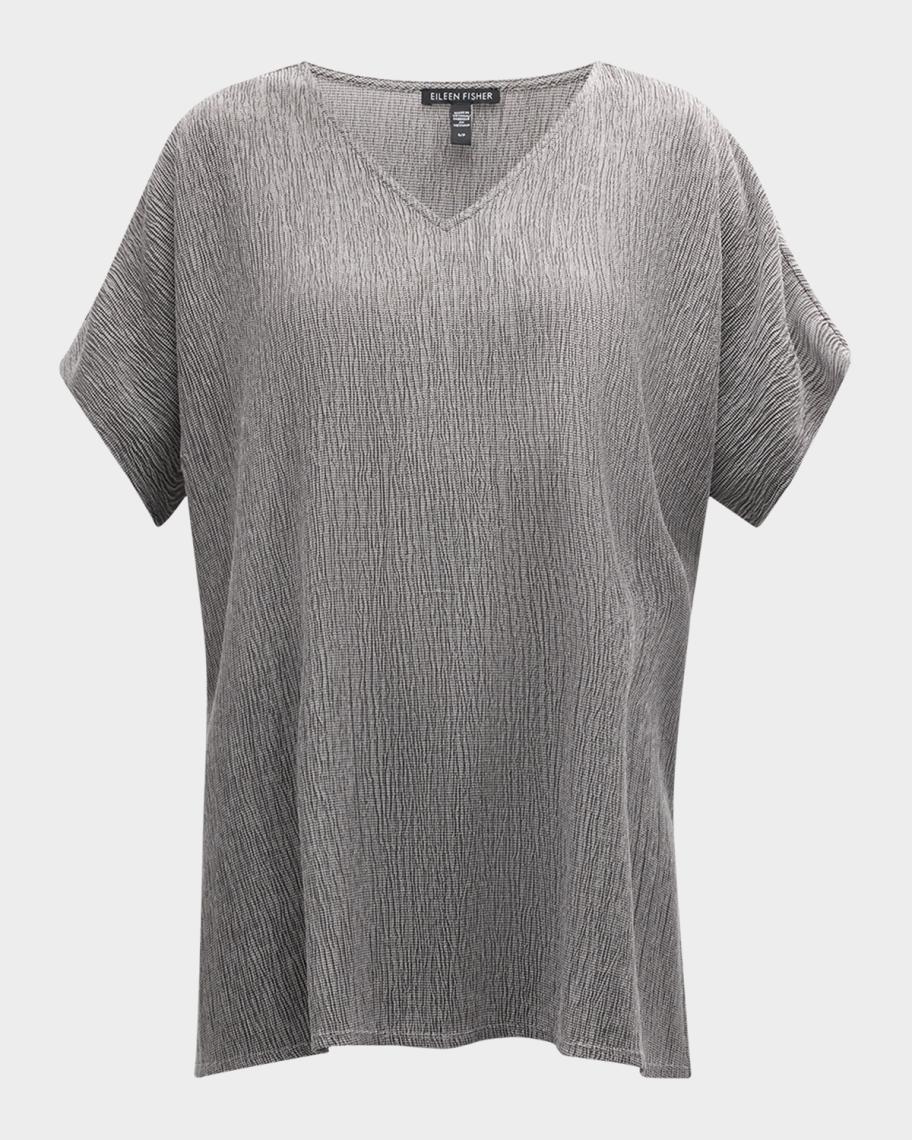 Eileen Fisher Dolman Sleeve Top in Brown