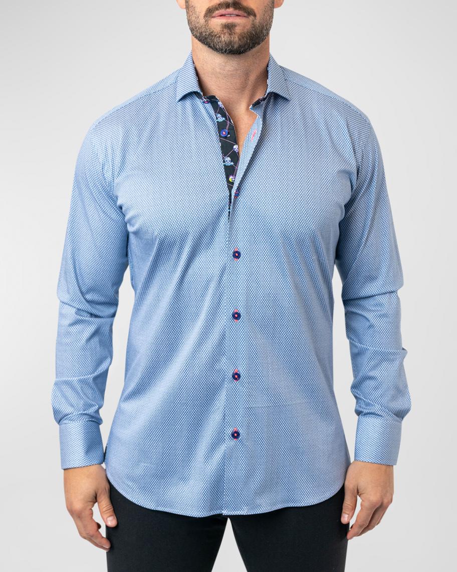 Maceoo Men's Einstein Spokes Sport Shirt | Neiman Marcus