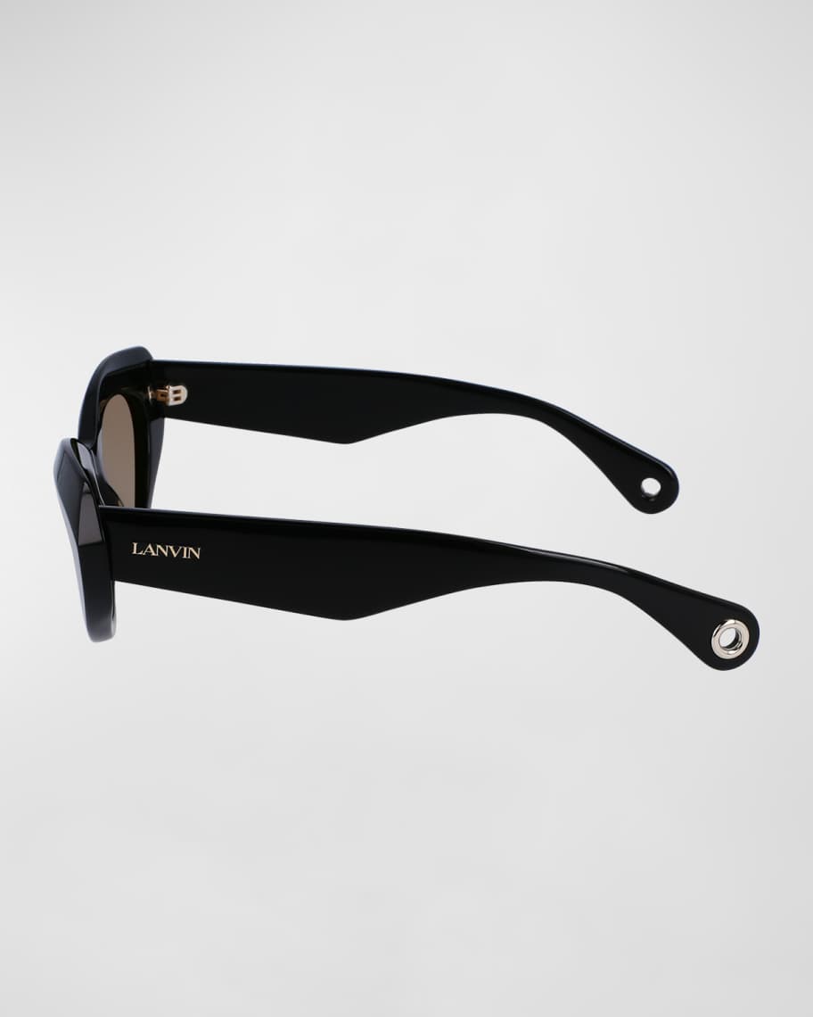 Image 3 of 5: Signature Acetate Cat-Eye Sunglasses