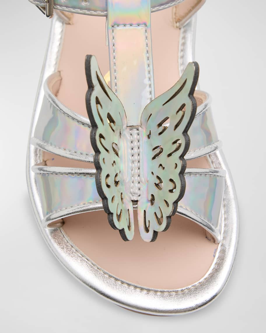 Image 3 of 5: Girl's Celeste Butterfly Sandals, Baby/Toddler/Kids