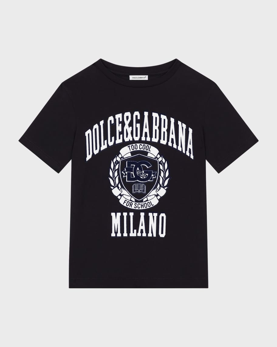 DOLCE & GABBANA メンズ Tシャツ HATE LESS Dolce & Gabbana Logo T-Shirt | Harrods US