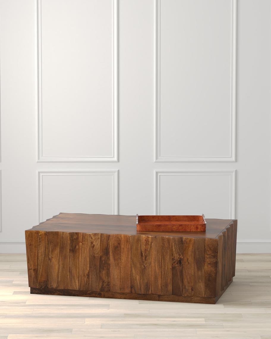 Sarreid Denali Rectangle Cocktail Table | Neiman Marcus