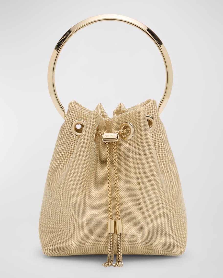 Jimmy Choo Bon Bon Drawstring Bucket Bag | Neiman Marcus