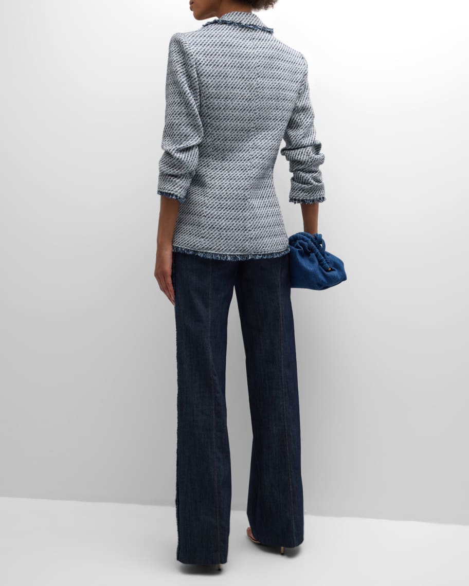 Image 3 of 6: Khloe Boucle Blazer