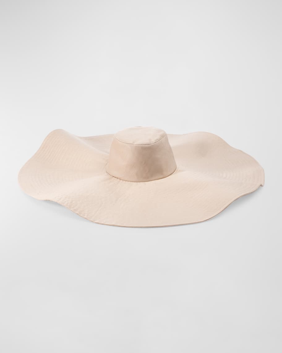 Eugenia Kim Giselle Linen Large Brim Hat | Neiman Marcus
