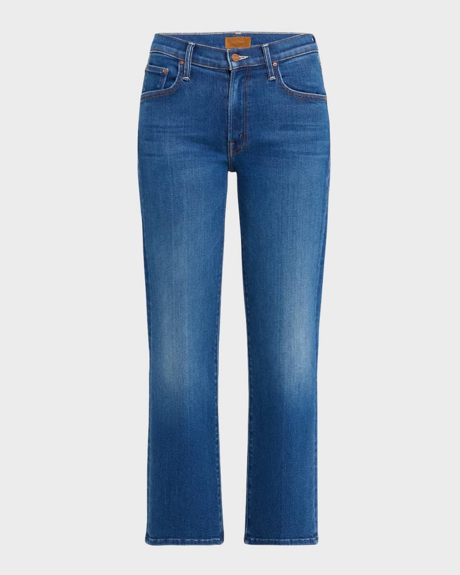 MOTHER The Mid Rise Rambler Zip Ankle Jeans