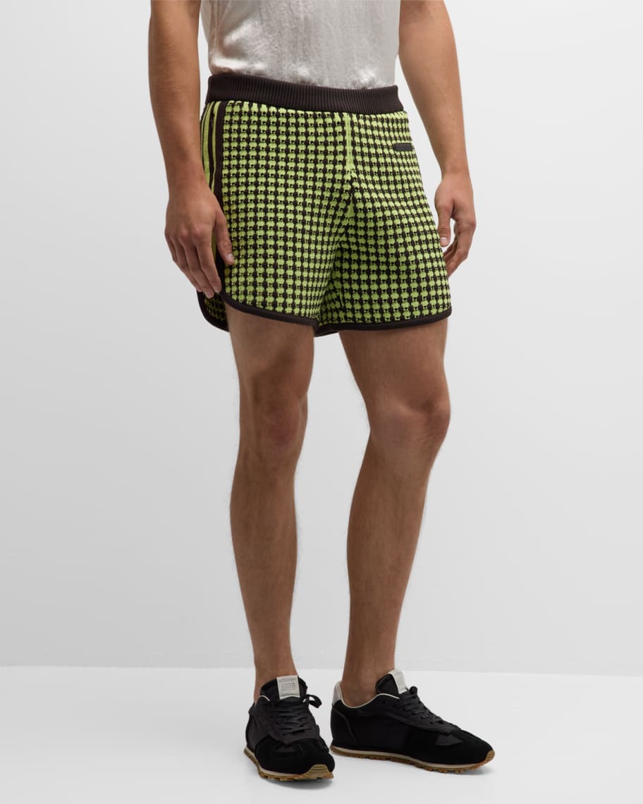 wales bonner ショートパンツ 11747391 ポーカーズ Adidas x Wales Bonner Men's Crochet Shorts | Neiman Marcus