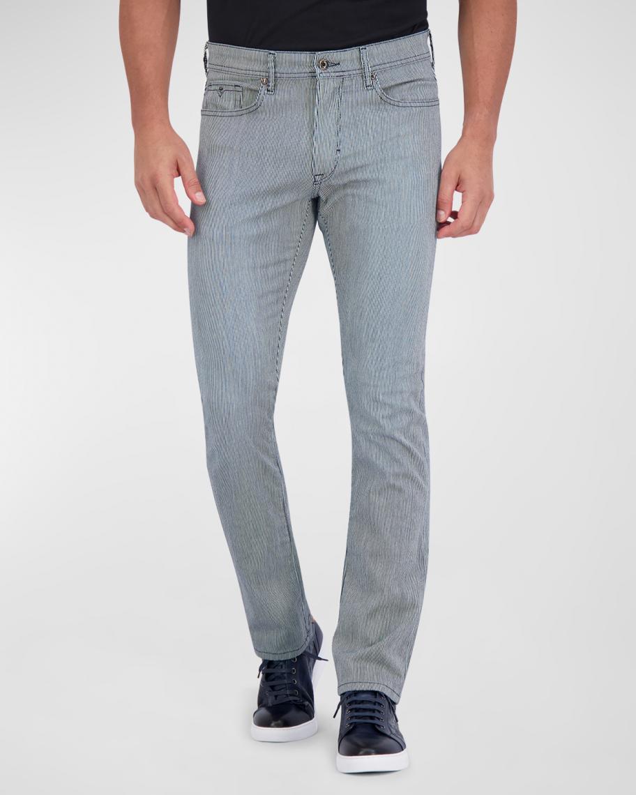 Robert Graham Hill Of Tara Woven Denim Pant - Black, Stretch Denim, Men's Jeans - View #9