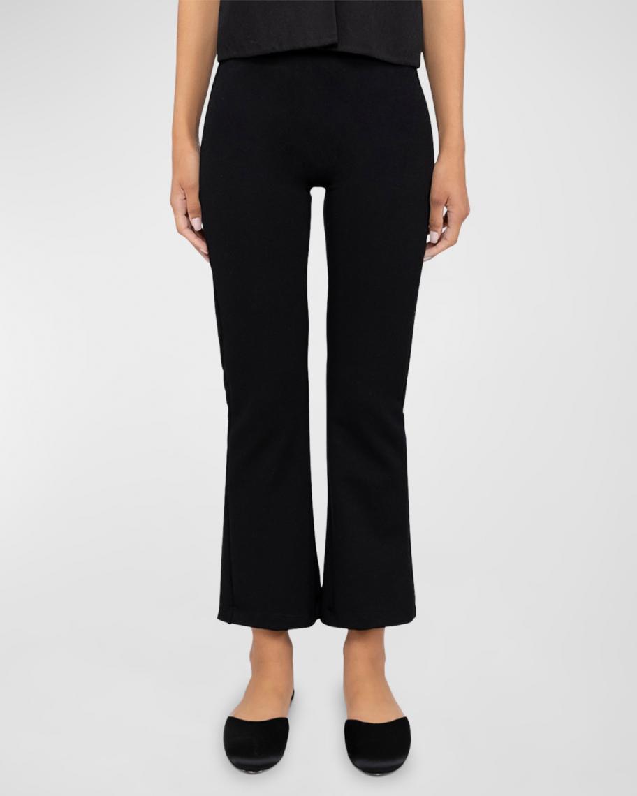 LESET Rio High-Rise Flare Pants | Neiman Marcus