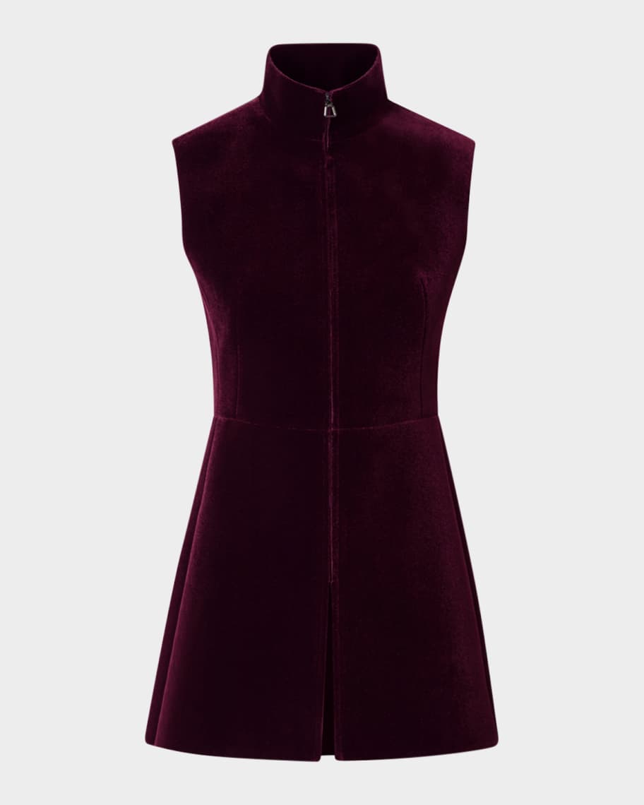 VTG Velvet Zip Vest (M)