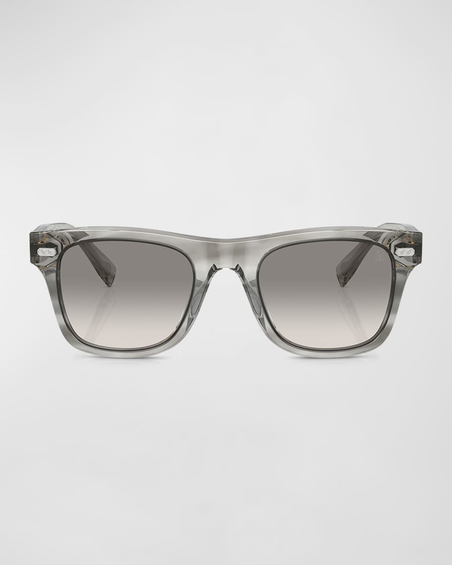 Brunello Cucinelli Men's bc4002s Acetate Square Sunglasses
