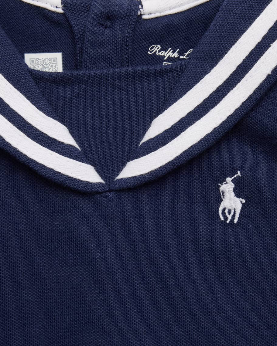 Image 3 of 3: Boy's Stretch Mesh Tank Shirt and Shorts Set, Size 3M-24M