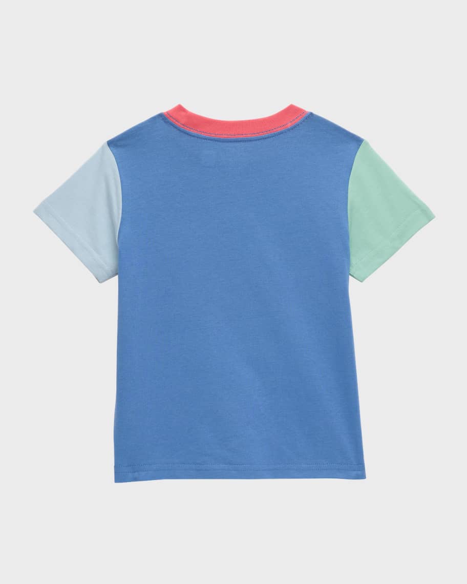 Image 2 of 4: Boy's Colorblocked Polo Bear T-Shirt, Size 2-7