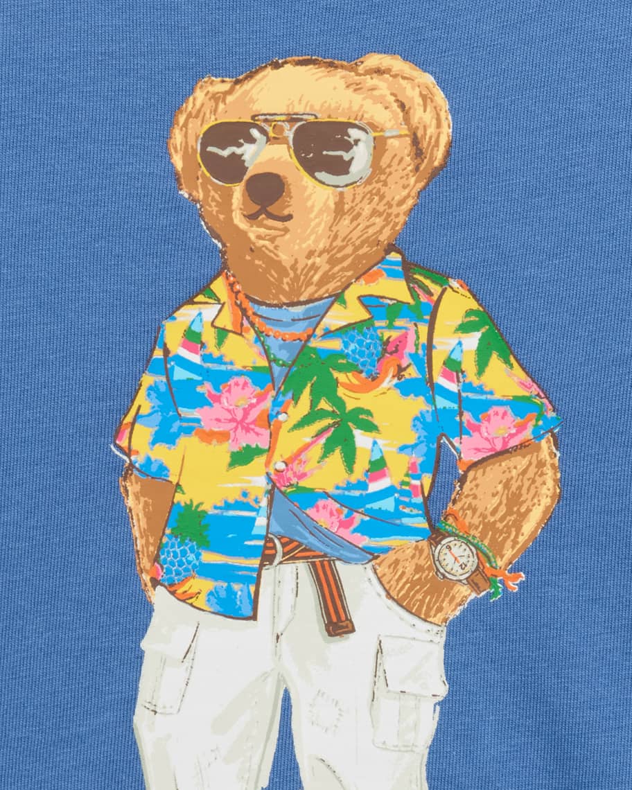 Image 3 of 4: Boy's Colorblocked Polo Bear T-Shirt, Size 2-7