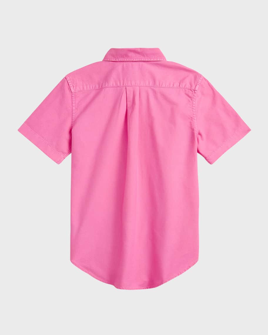 Image 2 of 2: Boy's Classic Oxford Shirt, Size S-XL