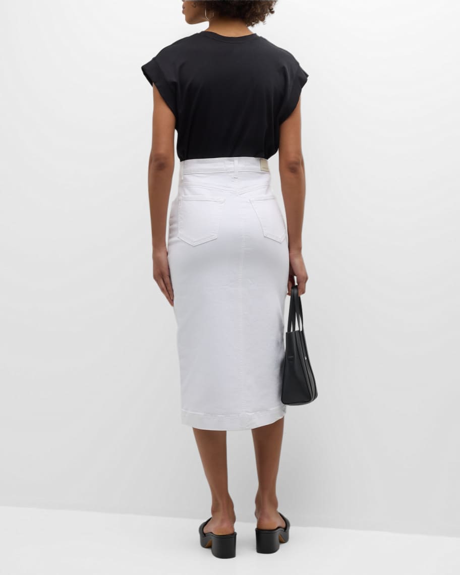 Image 2 of 5: The Insignia Denim Midi Skirt