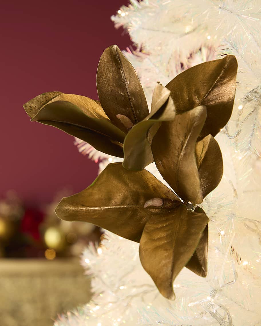 25" Magnolia Leaf Christmas Pick