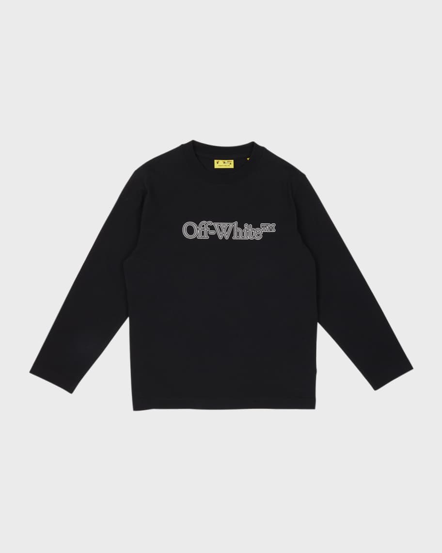 Off White Childrens Boys In T Shirt Blue