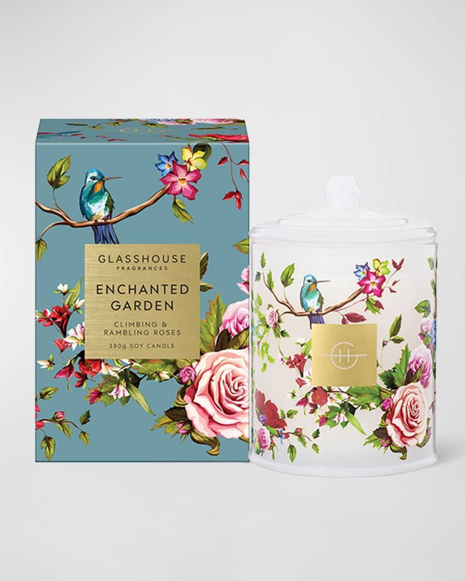 グラスハウス キャンドル 380g ENCHANTED GARDEN 【公式通販】