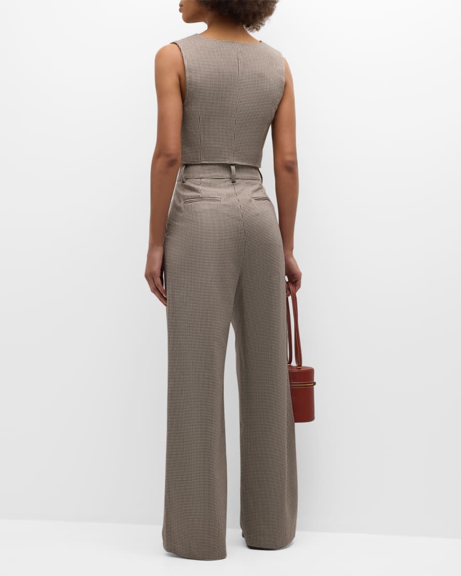 Image 3 of 6: Willcott Houndstooth Pants