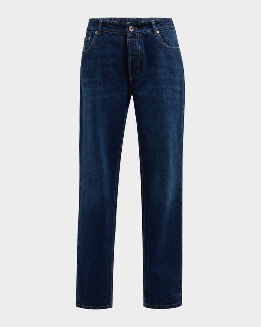 BRUNELLO CUCINELLI ホワイト スリムフィット デニム　48 BRUNELLO CUCINELLI ホワイト スリムフィット デニム 48