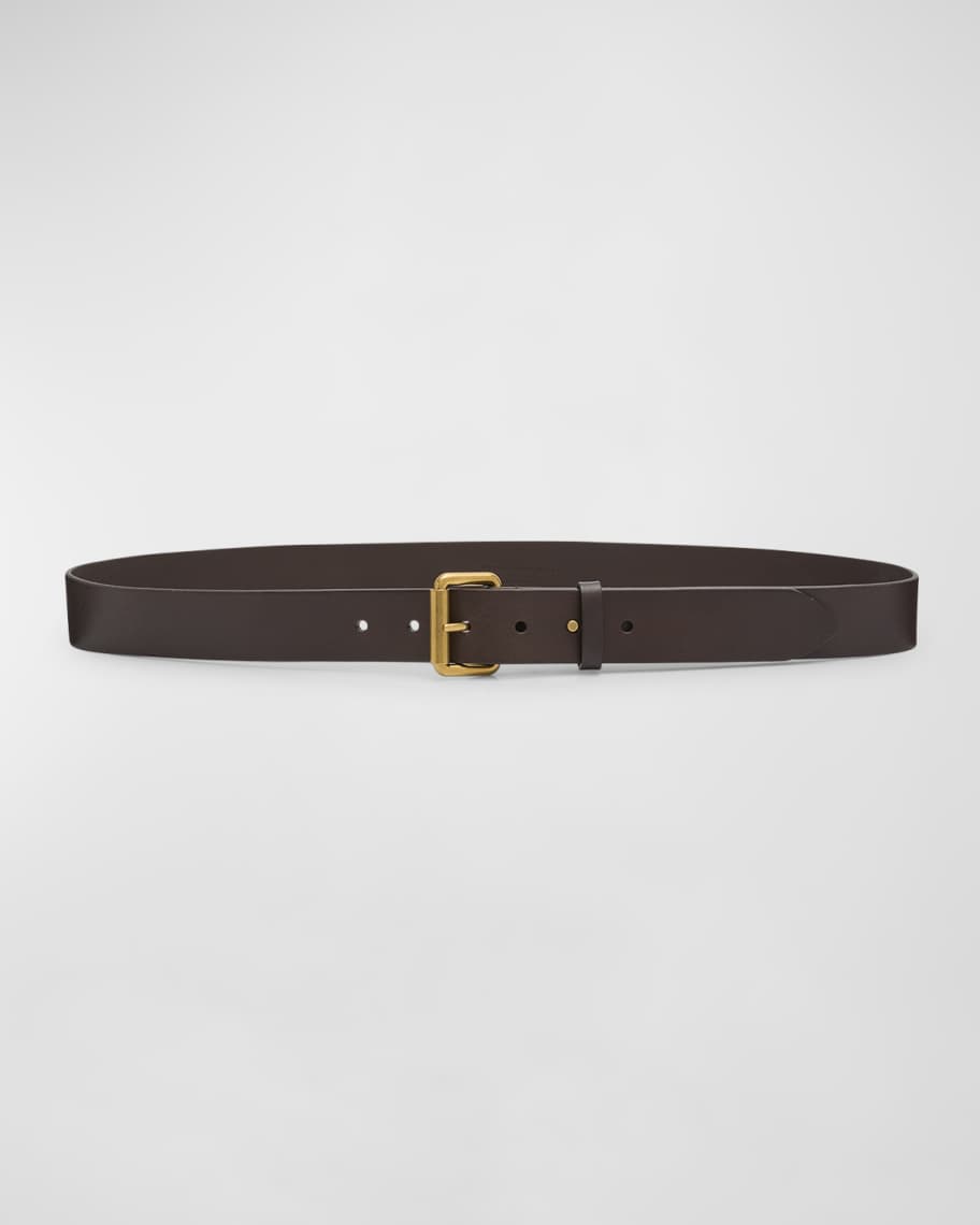 小物 SAINT LAURENT MOTORCYCLE BELT Motorcycle leather belt in black - Saint Laurent | Mytheresa