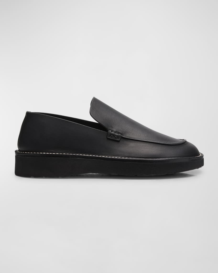靴 Paula's Ibiza Men's Faro Leather Loafers Loewe x Paula's Ibiza Men's Faro Leather Loafers | Neiman Marcus