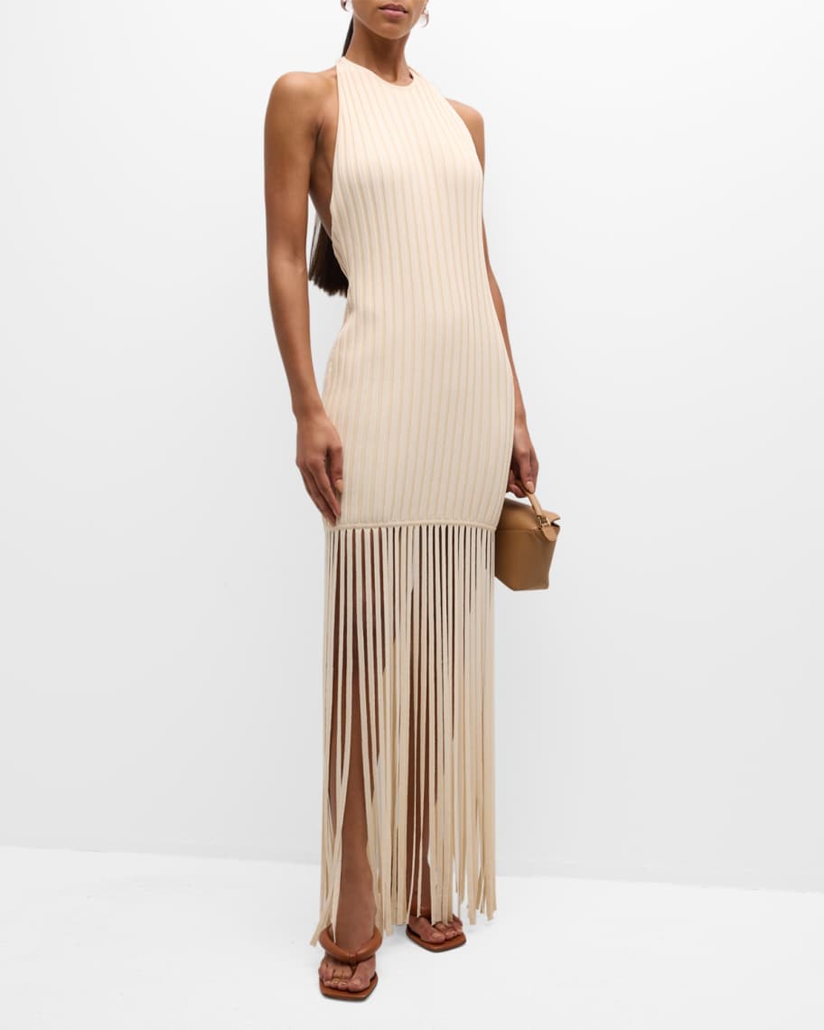 Chloe Ruffle Empire Maxi Dress | Neiman Marcus