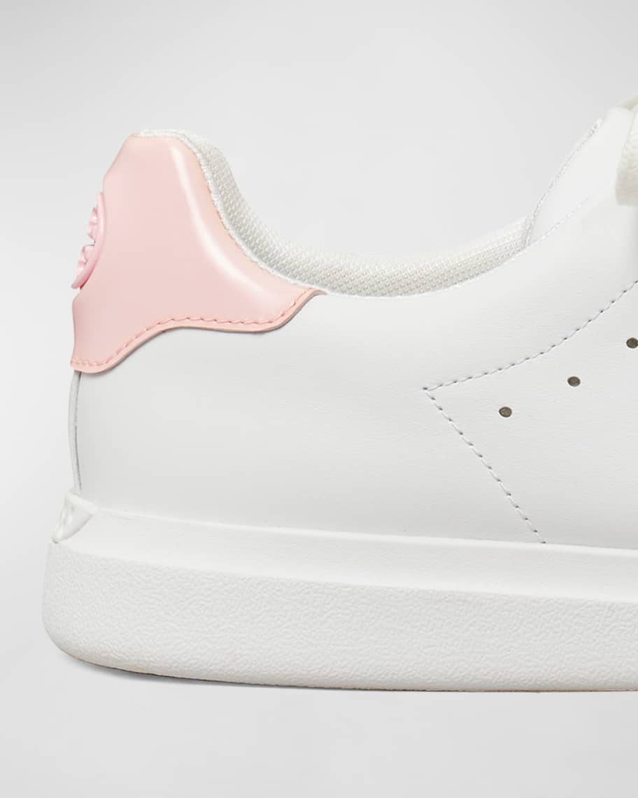 Image 2 of 4: Howell Low-Top Leather Court Sneakers