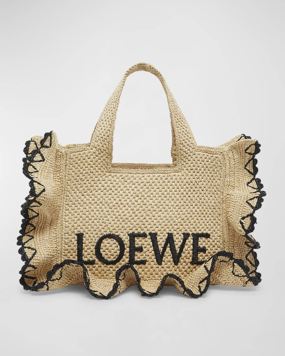 洗練【新作】LOEWE Paula's Ibiza Loewe Font Small tote bag P00944331.jpg