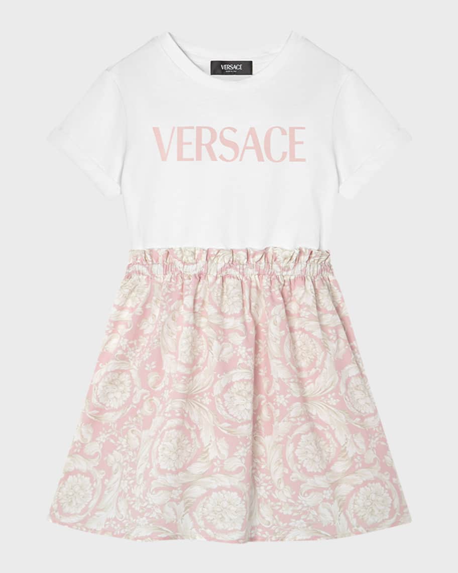 VIP【関税送料無料】希少 VERSACE BLACK, PINK AND GREEN SKIRT BLACK, PINK AND GREEN SKIRT