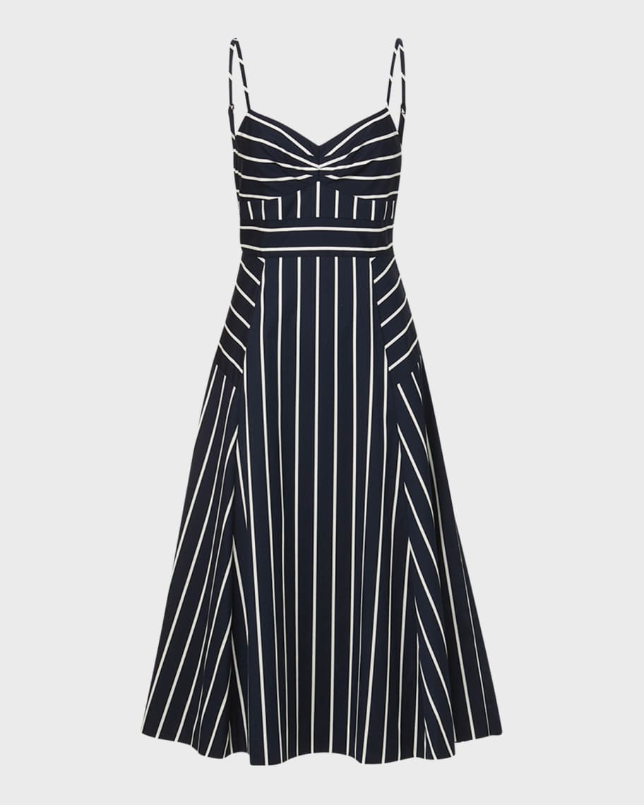 VERONICA BEARD ギンガムシアサッカーミディドレス Women's Designer Dresses | Maxi Dresses | Veronica Beard