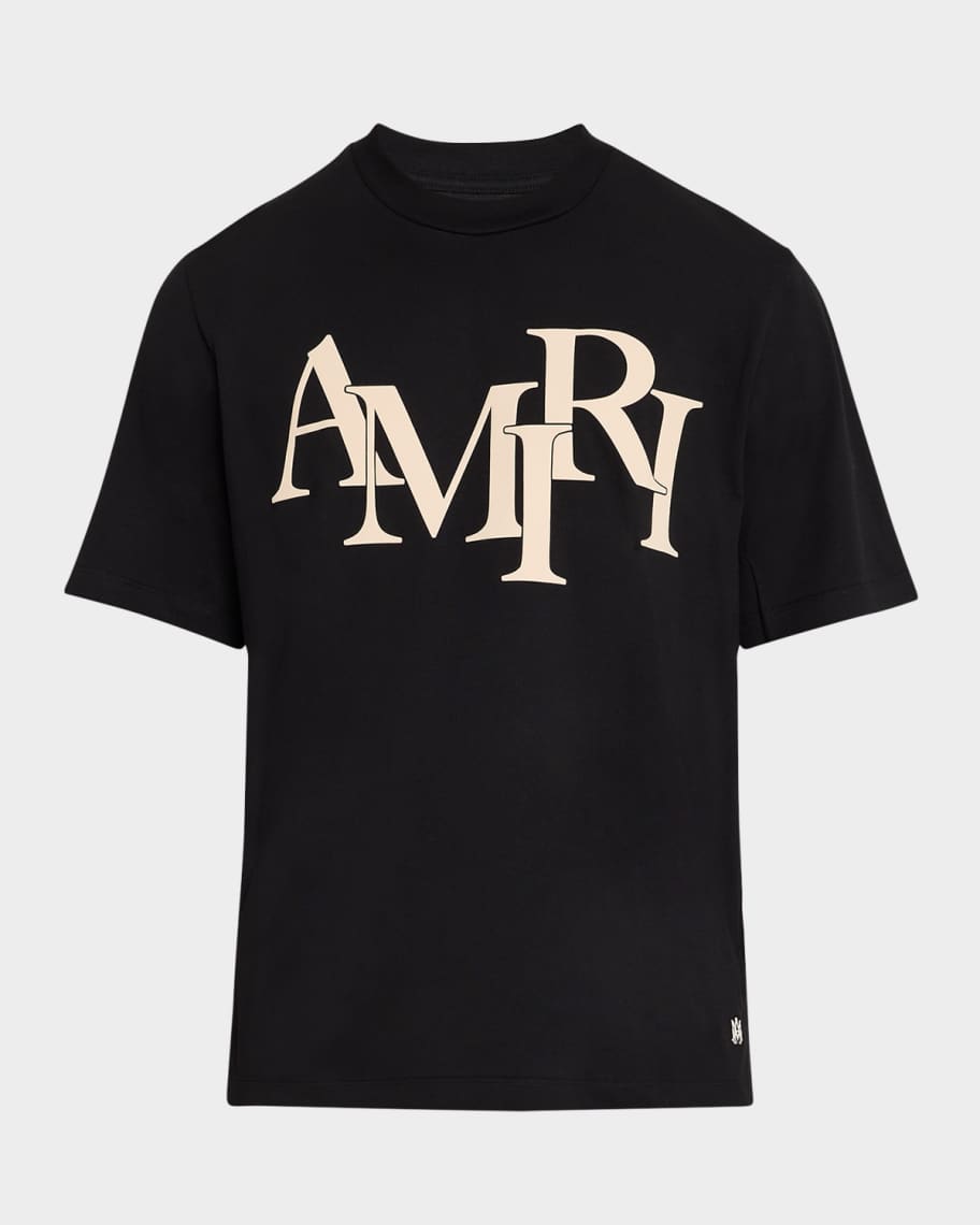 【関税込み】AMIRI ブラック Amiri Staggered フーディ AMIRI Staggered パーカー | ブラック | FARFETCH JP