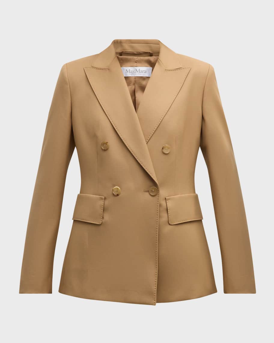 Max Mara Osanna Double-Breasted Jacket | Neiman Marcus