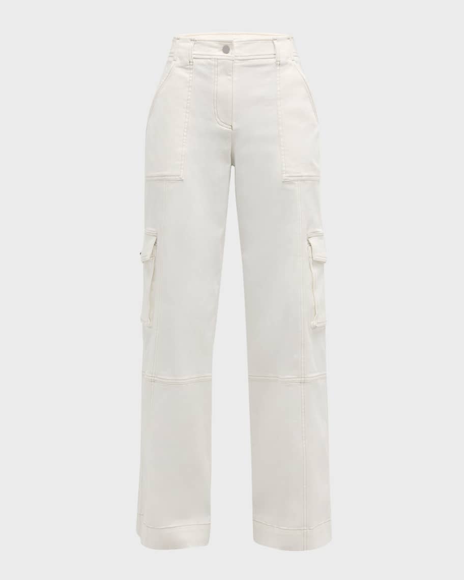 24SS✨ セオリー CARGO WIDE PNT J CRISP TWILL theory セオリー Theory パンツCRISP TWILL CARGO WIDE P