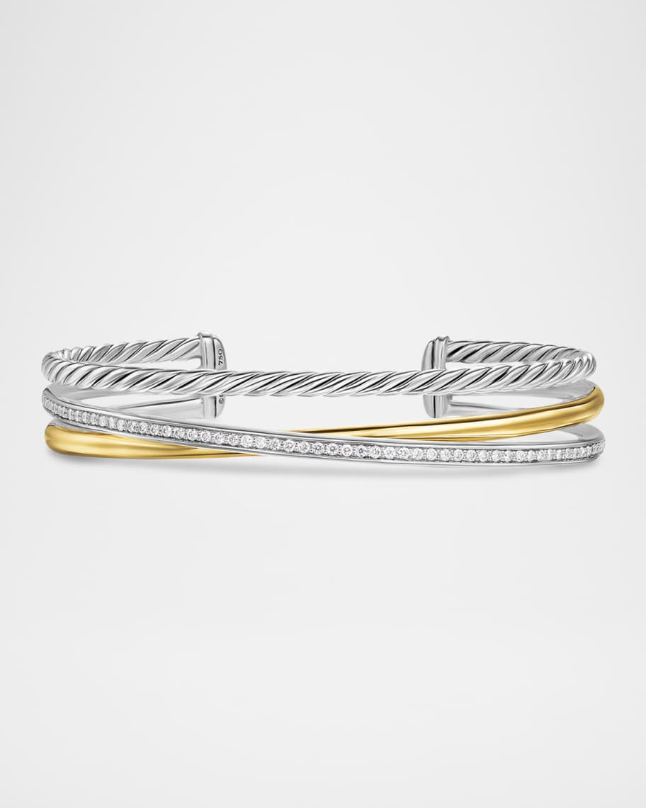 David Yurman 11mm Crossover Bracelet in Silver