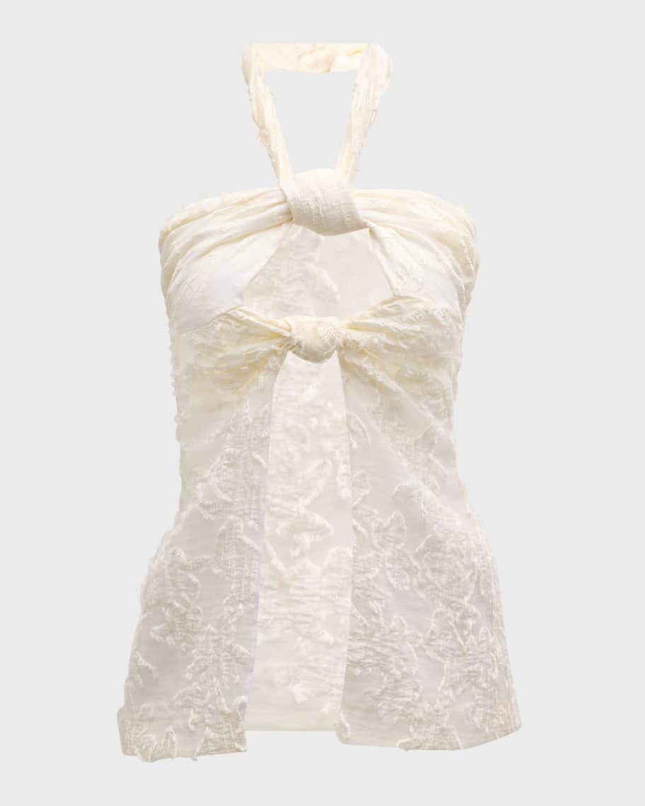 NIAH PLAIT HALTER TOP main image 1