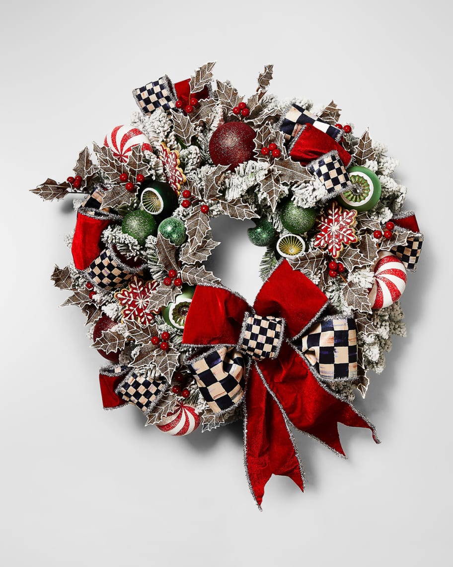 Mackenzie Childs Christmas Wreath