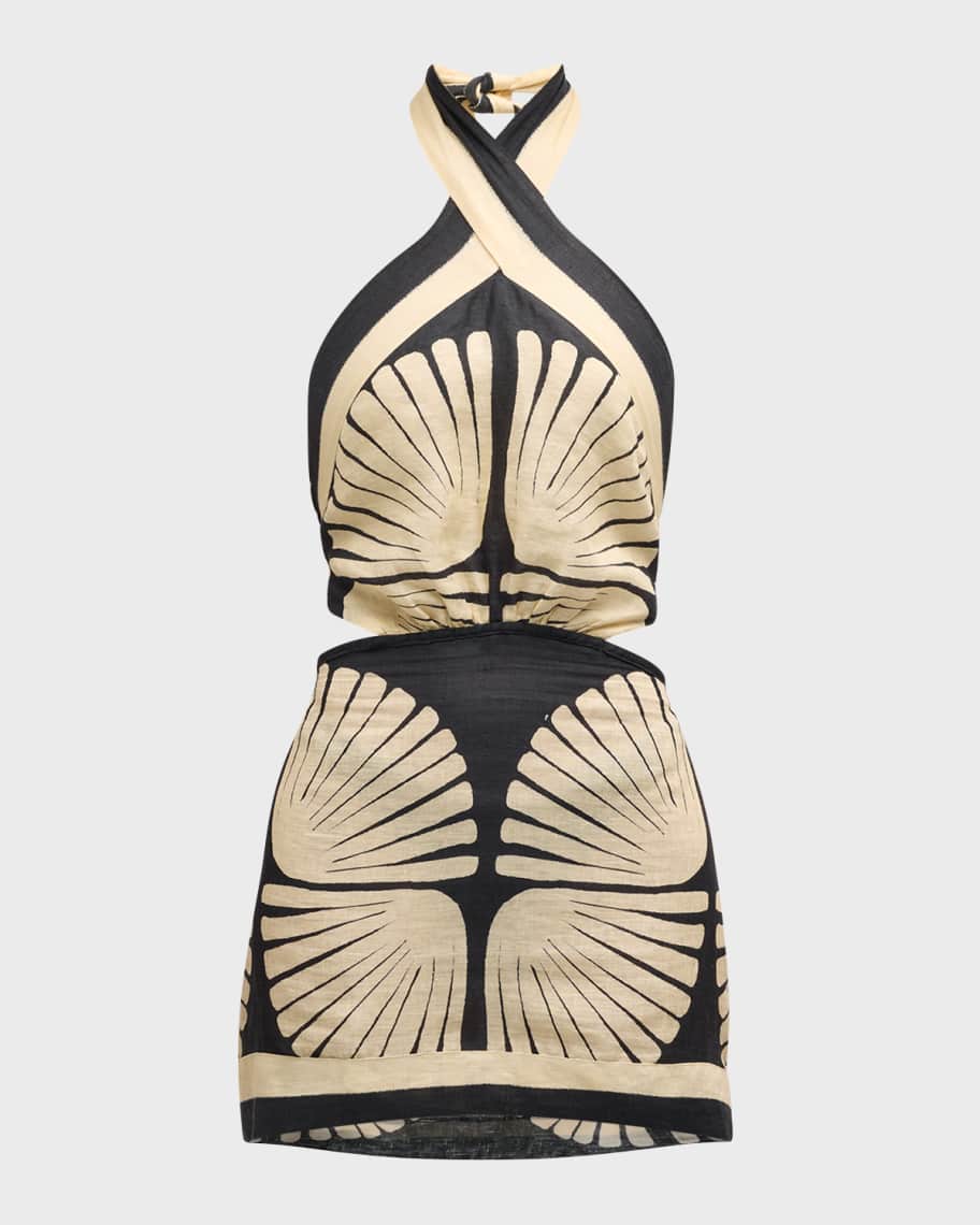 mini backless halter dress Halter Backless Mini Dress